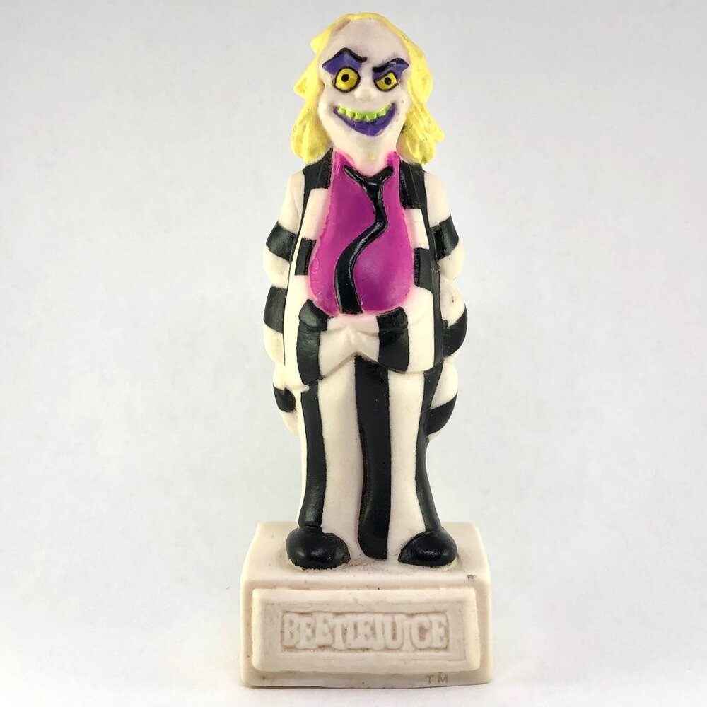 Vintage Beetlejuice The Ghost Post Burger King Kids Meal Toys 1989 Geffen